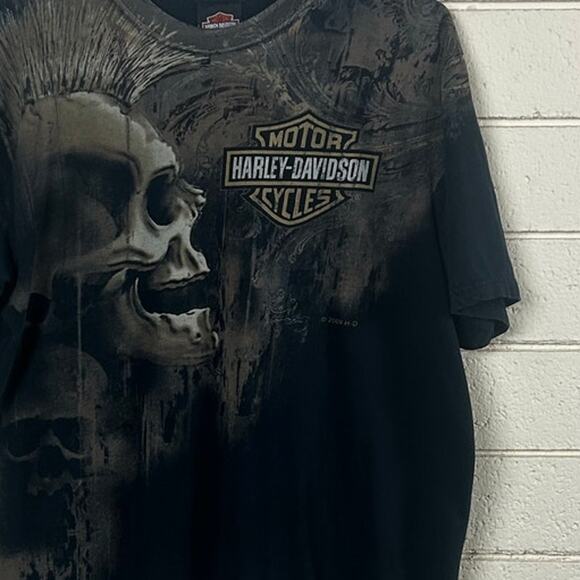 Harley-Davidson Baldwin Park California Black Tee size M - Picture 7 of 8